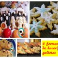 4 formas de hacer galletas