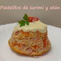 Pastelitos de surimi y atún