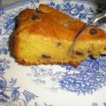 Bizcocho de naranja entera y chocolate