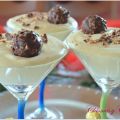 Mousse de Chocolate Blanco con Ferrero
