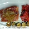 Receta de Salmón con jamón y cebolla al horno
