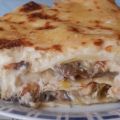  Lasaña (sin gluten) de pollo con setas y[...]