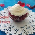 Cupcakes red velvet para San Valentin