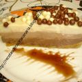 Tarta tres chocolates