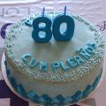 Tarta 80 Cumpleaños