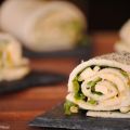 Rollitos de sándwich de pollo con mahonesa de[...]