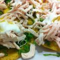 tostas de pollo. cena mexicana I parte