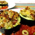 Rodajas de calabacín rellenas