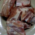 costilla  de cerdo  con pisto a mi estilo