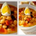 Garbanzos con hortalizas