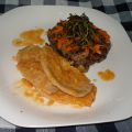 Lomo en salsa de whyskie con champiñones
