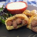 Rollitos de hojaldre con salchichas