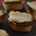 Tulipas de morcilla de León y huevos de codorniz
