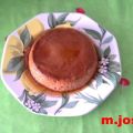 Flan casero de huevo
