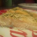 SALMON AL QUESO CHEDDAR
