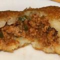 BOMBAS DE CARNE Y PATATA CON AJÍ AMARILLO
