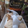 Galletas de crema de ron y cacao
