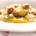 ARROZ CON VERDURAS Y CHISTORRA