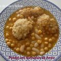 Potaje con Buñuelos de Arroz