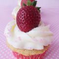 Cupcakes de fresa con mascarpone