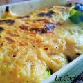 Coles de Bruselas gratinadas con leche de arroz