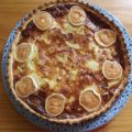 Quiché de bacon, cebolla y queso de cabra
