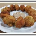 Champiñones Empanados con Salsa Modena