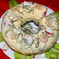 PASTEL FRÍO DE GULAS Y GAMBAS