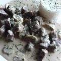 Ternera a la Crema y Vino al estilo de Lucerna.