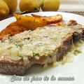 CHULETAS DE AGUJA DE CERDO AL LIMÓN