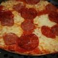 Pizza de mozzarella y roquefort