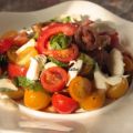 Ensalada caprese a mi manera