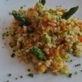salteado de arroz integral con verduras