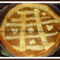 HOJALDRADA DE SANFAINA CON RAPE Y MEJILLONES