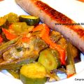 Longaniza  con  Verduras  al  Horno