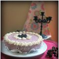 TARTA MOUSSE DE QUESO Y MORAS SILVESTRES