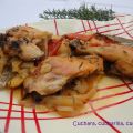 Pollo al horno con romero