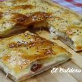 EMPANADA DE JAMÓN DE YORK CON QUESO Y DATILES