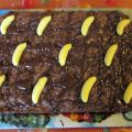 Brownie con nueces y trocitos de chocolate