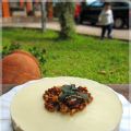 TARTA DE CHOCOLATE BLANCO Y NUECES CARAMELIZADAS