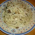 ESPAGUETTI CON POLLO Y CHAMPIÑON