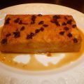 Pudín de polenta con coco y pasas