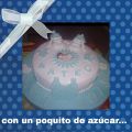 TARTA PARA EL BAUTIZO DE MATEO!!!!