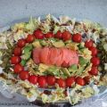 ensalada de salmon ahumado y aguacate