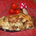 BERENJENAS RELLENAS DE SETAS Y VERDURAS