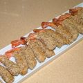 Gambas rebozadas con sésamo