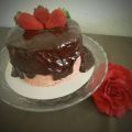 Tarta de fresas con chocolate!!