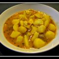 Patatas en caldo