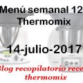 Menú semanal 124  con thermomix
