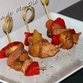 Brochetas de pavo